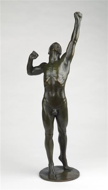 RICHMOND BARTHÉ (1909 - 1989) Athlete Stretching (Male Figure).